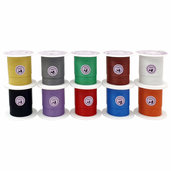 디바이스마트,케이블/전선 > KS/UL/절연전선 > 범용전선,SME,테프론 랩핑 와이어(연선) [AWG28-30M],정격 전압 : 300V (DC 20,000V) / 사용 온도 : -80℃ ∼ Max 150℃ / 길이 : 30m / Rohs의 규격 제품