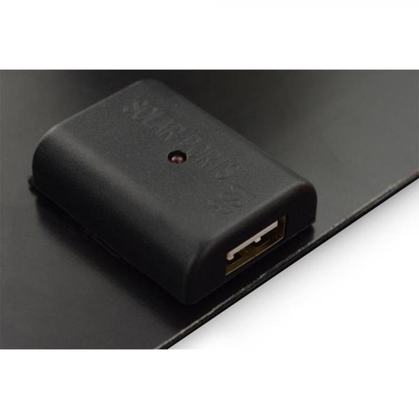 디바이스마트,전원/파워/배터리 > 솔라패널 > 5V,DFROBOT,6W PET 초박형 경량 솔라패널 (5V 1A) [FIT0601],작동 전압: 5V(전압 조절 모듈 포함) / 개방 회로 전압: 7.2V / 작동 전류: 1A(최대) / 단락 전류: 1.1A / 최대 전력: 6W / 재료: 단결정 실리콘 유연 적층 / 와이어 길이: 1m / 제품 크기 : 275x170x2.5mm / 무게 : 90g / 작동 온도: -30~70℃