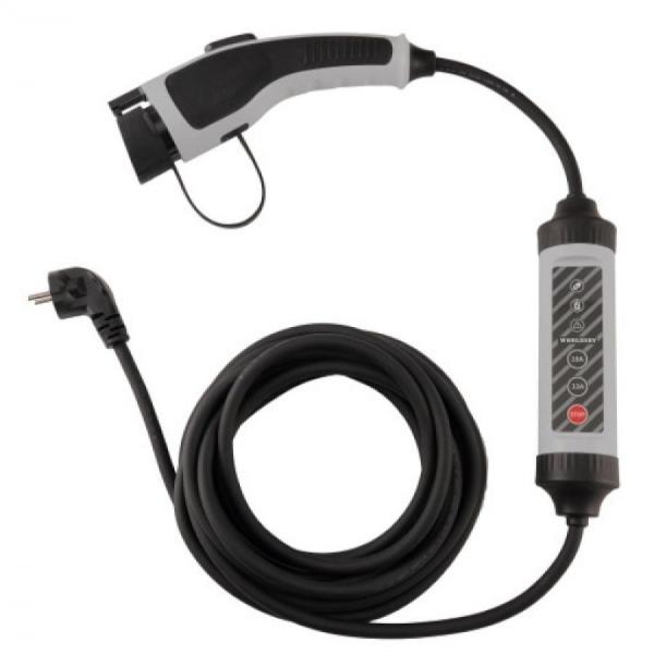 디바이스마트,EV 전기차/캠핑카/그린에너지 > 배터리/충전기/인버터 > EV 전기차 충전기,월드스카이,[가방무료증정] 국산 가정용 전기차충전기 EV 220V 완속충전케이블 WDS부스터 휴대용 비상용 7M,국내제조 가정용 전기차 충전기 EV220V / 완속 충전 케이블 / WDS부스터 / 케이블 사양 : PVC 무광, 2.5SQ 3C, KS인증 / IP55