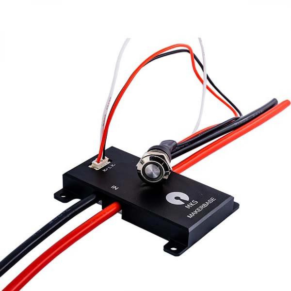 디바이스마트,스위치/부저/전기부품 > 산업용 스위치/제어 기기 > 파워 스위치,Makerbase,MKS AntiSpark 스위치 V2,고전류 스위치 / 연속전류: 150A / 최대전류: 300A / 최대전압: 20S (90V) / 알루미늄 기판 / 발열 및 과전류 보호 성능