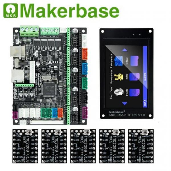 디바이스마트,기계/제어/로봇/모터 > 3D프린터 > 3D 프린터 부품 > 제어보드 및 IC,Makerbase,MKS Robin Nano V1.2 3D 프린터 제어 키트 (TFT35 + MKS TMC2209),MKS Robin Nano V1.2 + TFT35 터치스크린 + TMC2209 세트 상품입니다.