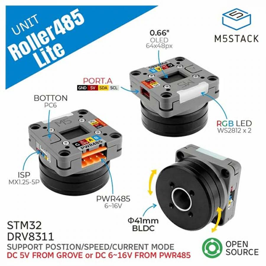 Roller485 Lite Unit without Slip Ring (STM32) [U182-Lite]