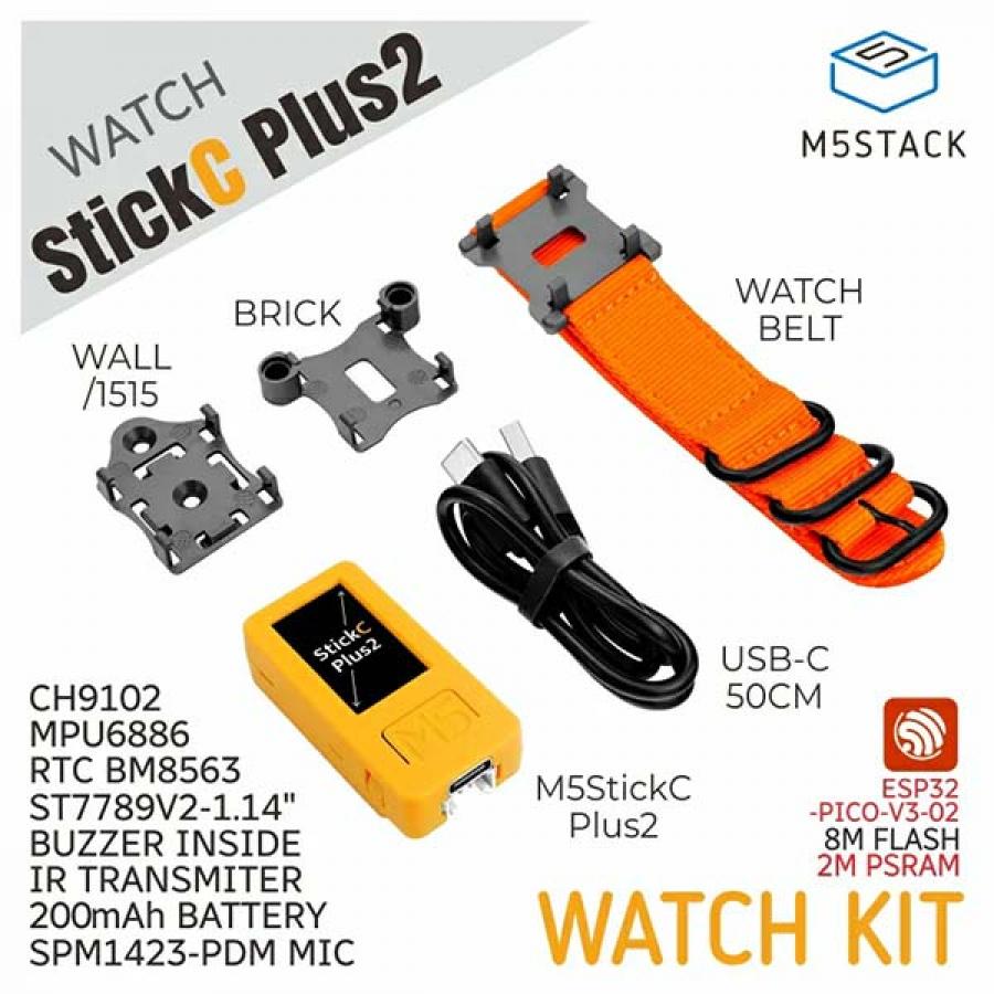 M5StickC PLUS2 with Watch Accessories [K016-H2]