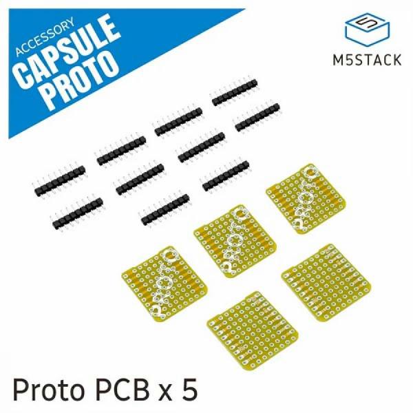 디바이스마트,오픈소스/코딩교육 > 파이썬/IoT 개발 보드 > M5STACK,M5Stack,Proto Kit for M5Capsule [A141],M5Capsule 호환 프로토타입 보드, 2.54mm 홀 간격, 다양한 전자 모듈 및 센서 연결 가능, IoT 및 스마트 기기 프로토타입에 적합, 초보자와 전문가 모두 사용 가능, 효율적인 프로토타이핑 지원.