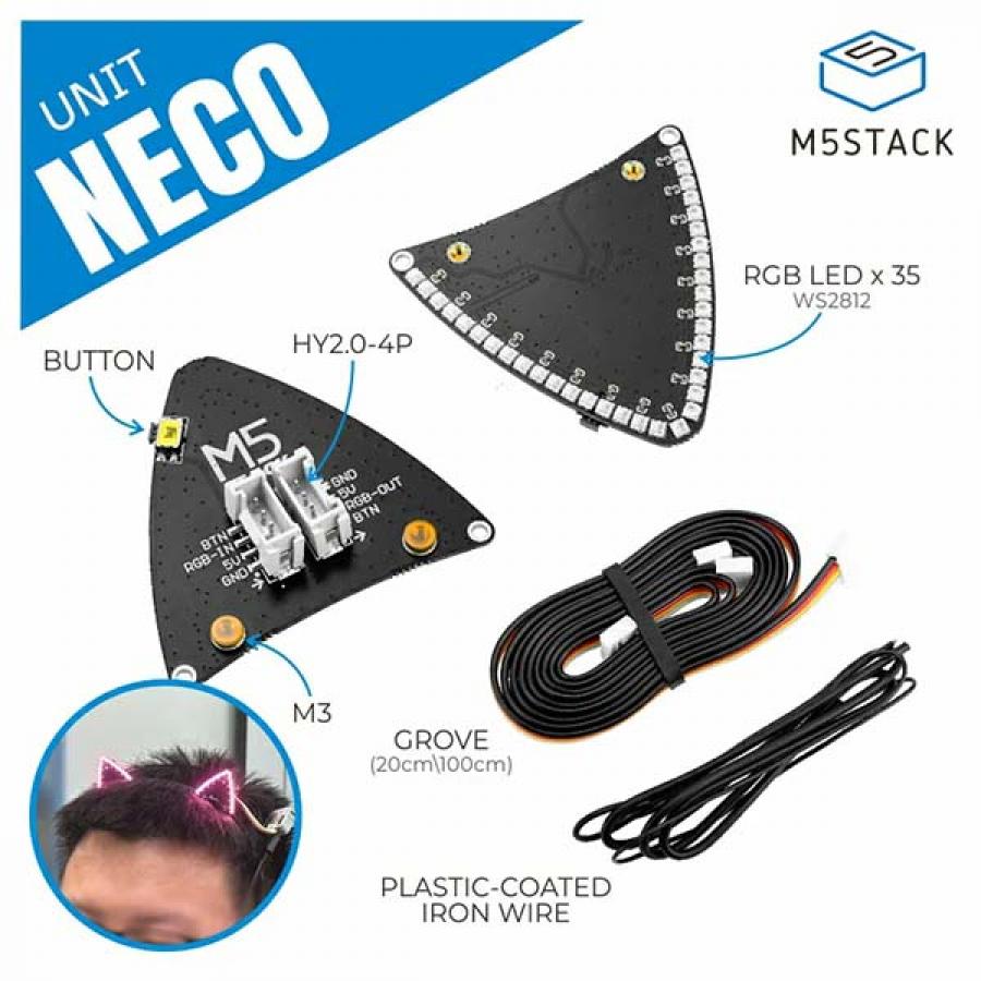 Neco Unit with LED (WS2812C) [U163]