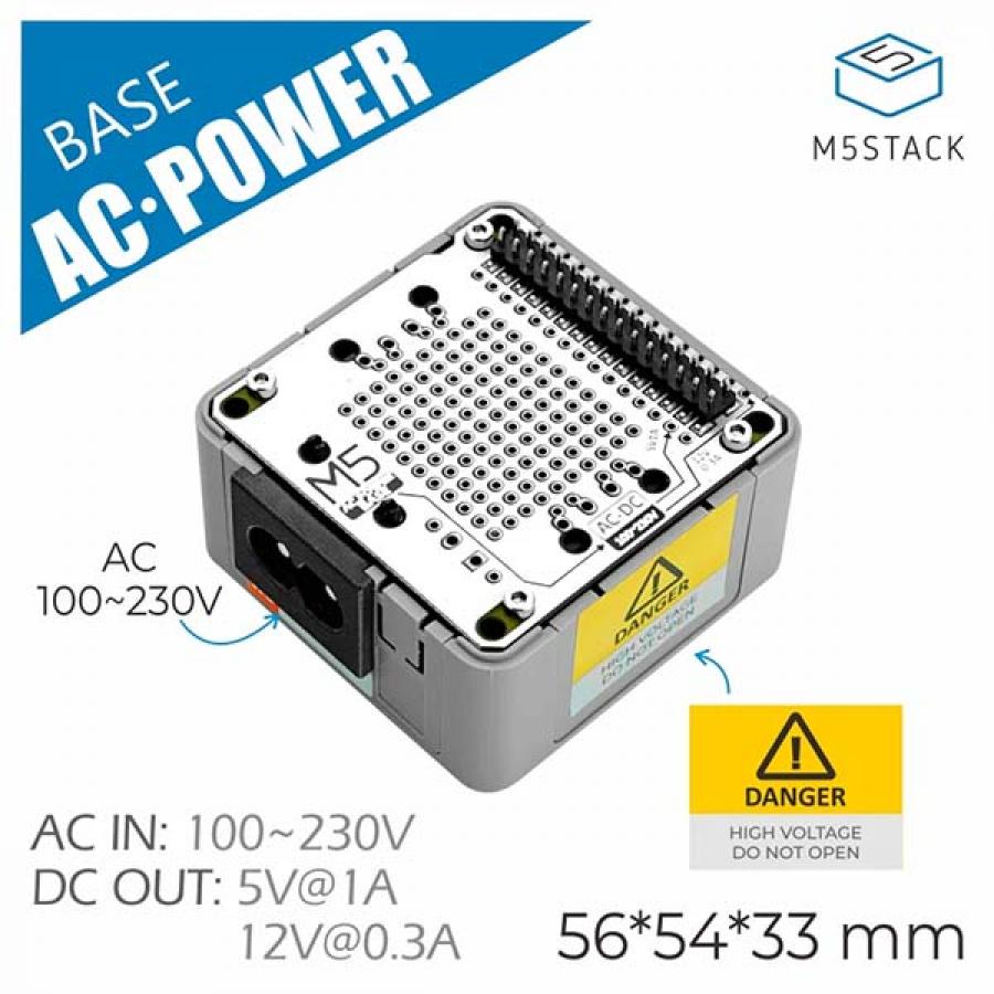 M5Stack AC Power Base [K116]