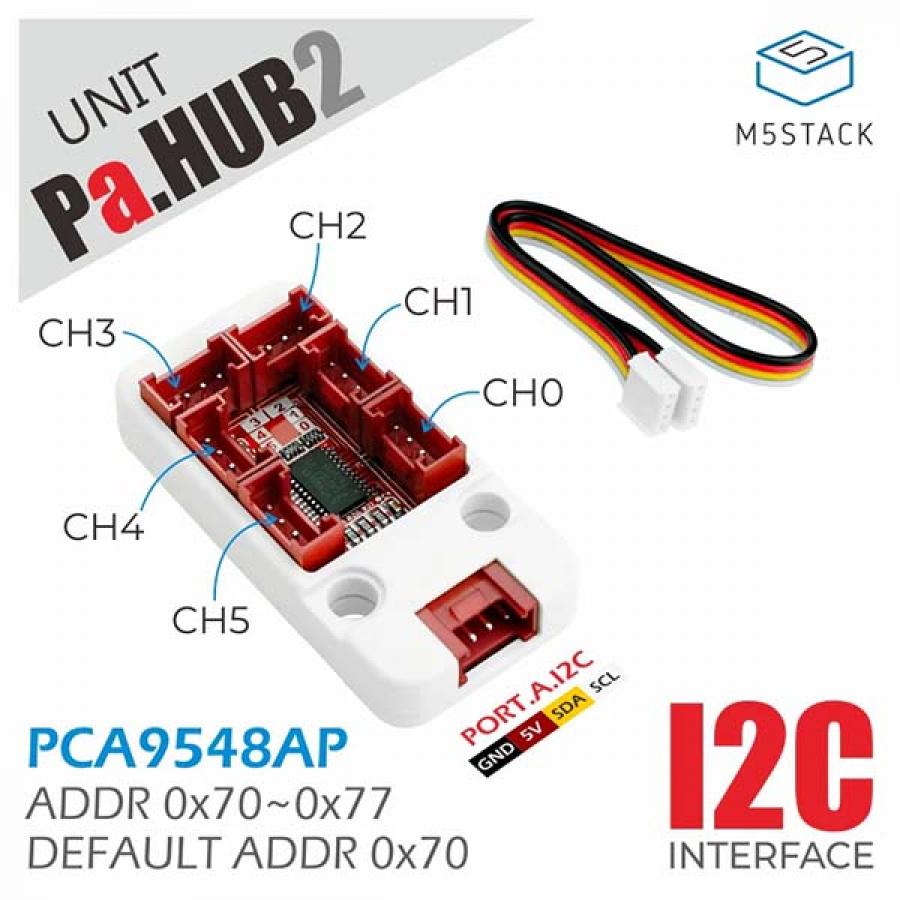 I2C Hub 1 to 6 Expansion Unit (PCA9548APW) [U040-B]