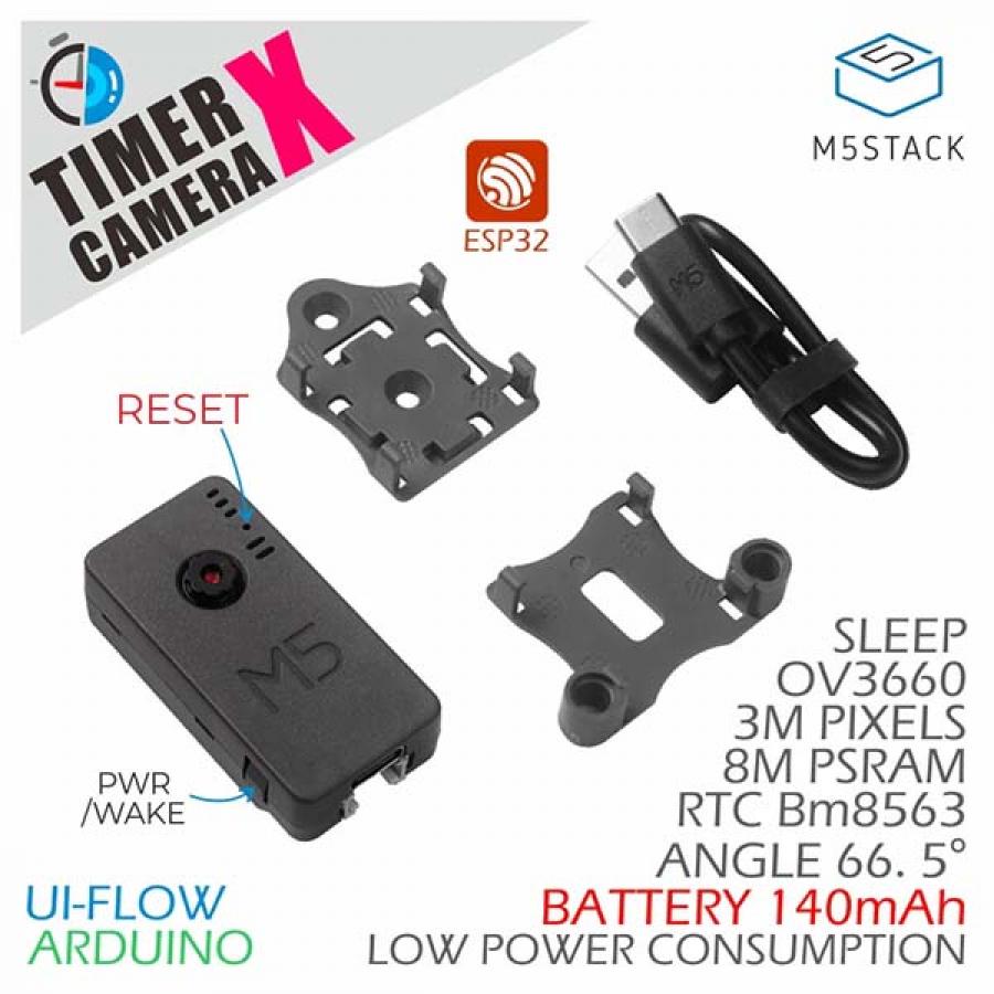 ESP32 PSRAM Timer Camera X (OV3660) [U082-X]
