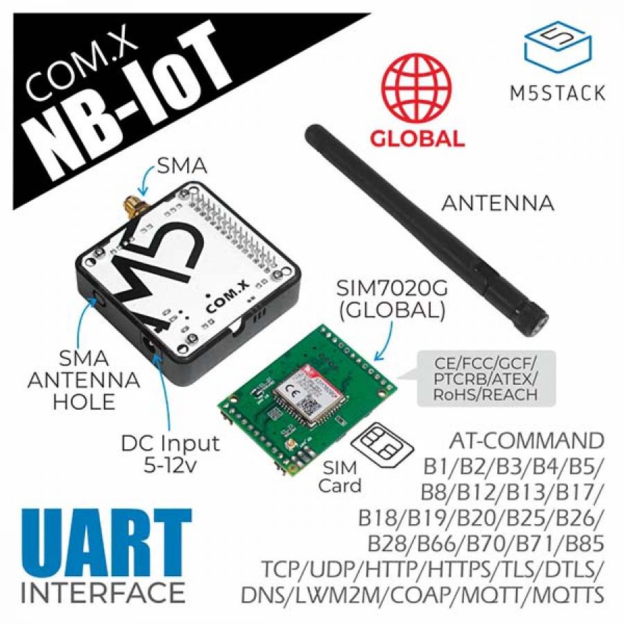 COM.NB-IoT Module(SIM7020G) [M031-B]