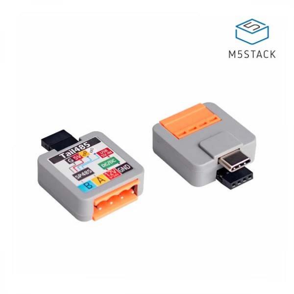 디바이스마트,오픈소스/코딩교육 > 파이썬/IoT 개발 보드 > M5STACK > 센서/모듈,M5Stack,ATOM Tail485 - RS485 Converter for ATOM [T002],TTL-RS485 변환기 Tail485, ATOM 시리즈 컨트롤러 호환, DC/DC 스텝다운 전압 조절기 내장, RS485 통신 지원, 12V를 5V Type-C 전원으로 변환.