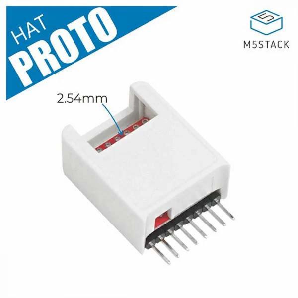 디바이스마트,오픈소스/코딩교육 > 파이썬/IoT 개발 보드 > M5STACK > 센서/모듈,M5Stack,M5StickC Proto Hat [U060],PROTO HAT는 40개의 1mm 구멍과 2.54mm 피치를 갖춘 유니버설 프로토타이핑 보드로, stickC 포트와 호환되어 자유롭게 맞춤형 회로를 설계할 수 있습니다.
