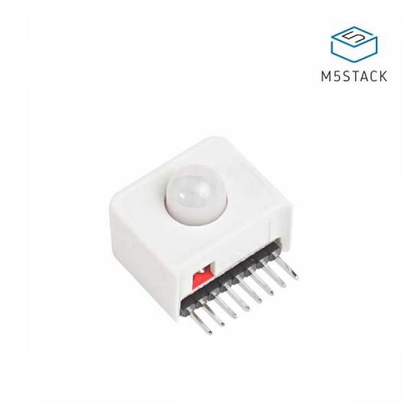 디바이스마트,오픈소스/코딩교육 > 파이썬/IoT 개발 보드 > M5STACK > 센서/모듈,M5Stack,M5StickC PIR Hat (AS312) [U054],PIR HAT는 M5SticKC와 호환되는 인체 적외선 센서로, 500cm 범위에서 100° 이하의 각도로 인체의 적외선 방사를 감지하며, 2초 지연 후 신호를 유지합니다; 전원 소모는 60uA 미만이며, 작동 온도는 -20°C에서 80°C까지 가능합니다.
