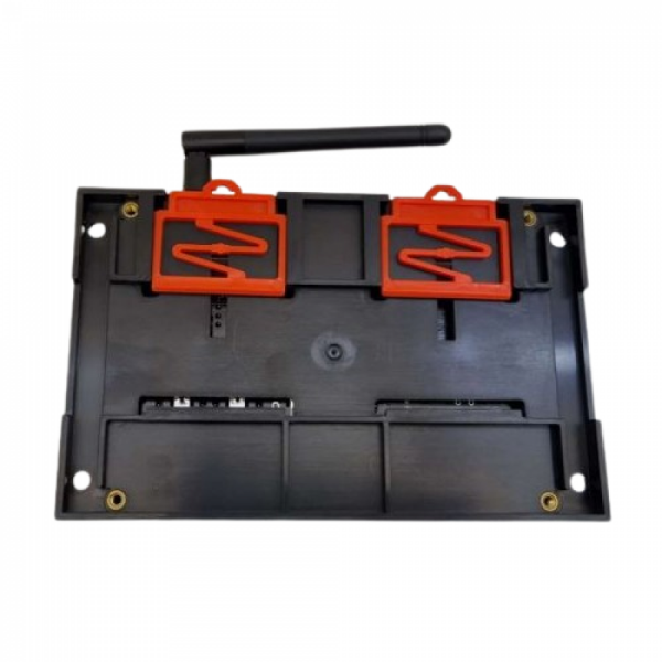 디바이스마트,MCU보드/전자키트 > 버튼/스위치/제어/RTC > 원격제어/무선컨트롤,라디오리써치,산업용 무선 콘트롤러 다채널 인증받은 송신모듈 내장 (RC024IO) 24V,입출력 제어를 위한 무선 컨트롤러 24 / 4입력 4출력 / 1:1통신