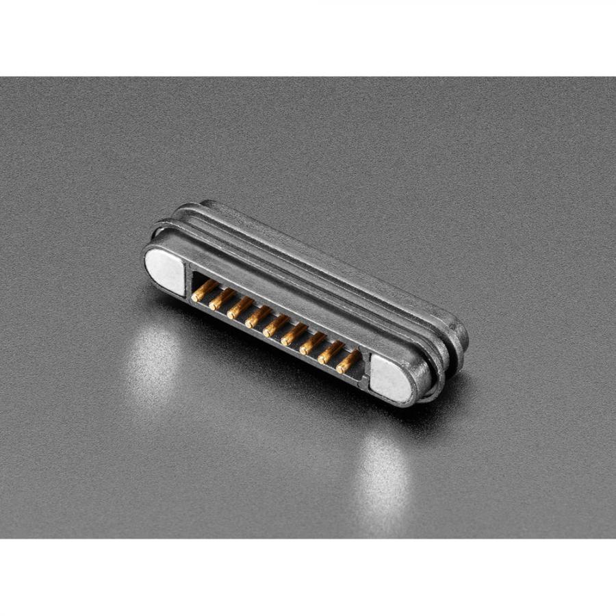 DIY Magnetic Connector - Straight 9 Contact Pins - 2.2mm Pitch [ada-5470]