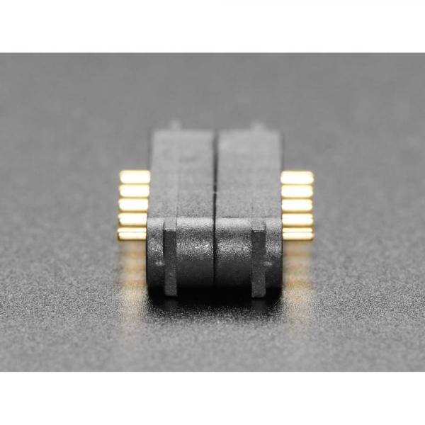 디바이스마트,커넥터/PCB > I/O 커넥터 > 마그네틱 커넥터,Adafruit,DIY Magnetic Connector - Straight Angle Five Contact Pins [ada-5413],2.54mm 피치, 5접점(5핀), 포고 핀(POGO Pin), 스트레이트