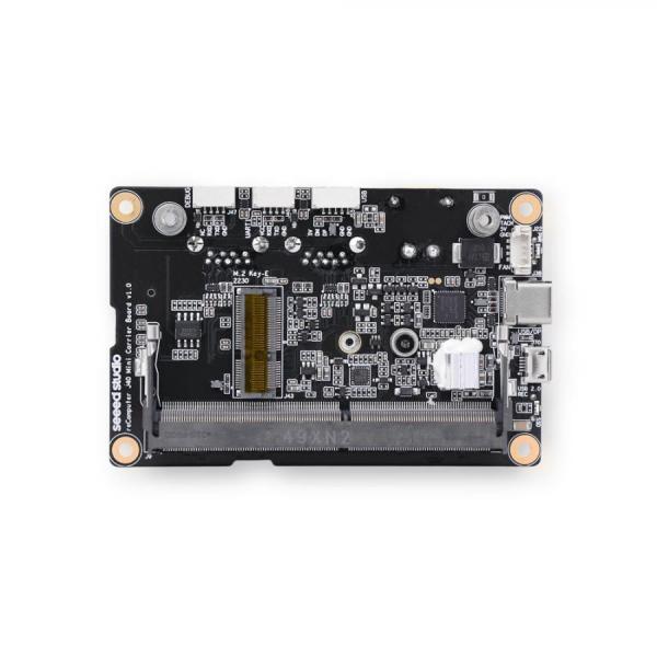 디바이스마트,MCU보드/전자키트 > 인공지능/임베디드/산업용 > 인공지능/머신러닝 > 인공지능 확장보드/액세서리,Seeedstudio,reComputer Mini Carrier Board for Jetson Orin Nano/Orin NX [114993592],※ 젯슨 Orin Nano/NX 모듈 별매) / 젯슨 Orin 모듈용 초소형 캐리어보드 / NVMe SSD(M.2 Key M) 및 WiFi/BT(M.2 Key E) 확장 슬롯 / CSI 카메라, 기가비트 이더넷, 40핀 GPIO 포트 지원 / 활용: AI 엣지 컴퓨팅, 소형 비전 시스템, 양산용 프로토타입 개발