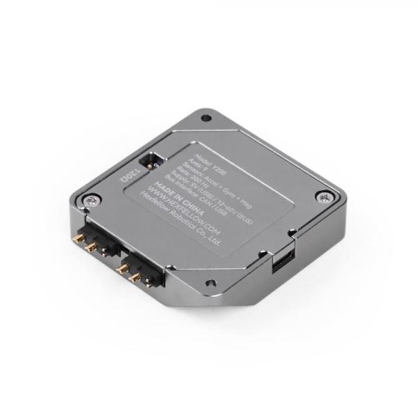 디바이스마트,기계/제어/로봇/모터 > 로봇부품 > 로봇센서,Seeedstudio,Hexfellow Y200 로봇용 9축 IMU [101090143],고정밀 9축(9-DoF) 전문가용 IMU 센서 / Bosch BMI088(가속도/자이로) + BMM150(지자기) 칩셋 결합 / 저소음, 저온도 드리프트 특성으로 높은 안정성 제공 / I2C & SPI 통신 인터페이스 지원 / 활용: 드론 비행 제어(FC), 로봇 자세 추정(AHRS), 실내 내비게이션, VR/AR 모션 트래킹