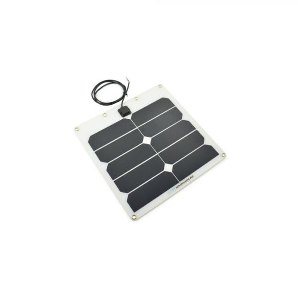 디바이스마트,전원/파워/배터리 > 솔라패널 > 5V,DFROBOT,10W 세미 플렉서블 솔라패널 (5V 2A) [FIT0573],정격 전압 : 5V / 정격 전류 : 2A / 최대 전력 : 10W / 최대 변환 효율 : 약 21% / 방수 설계 / 소재 : 플렉시블 단결정 실리콘 태양광 패널 / 전선 길이 : 1m / 크기 : 28x28x0.18cm / 무게 : 142g / 작동 온도 범위 : -20~60도