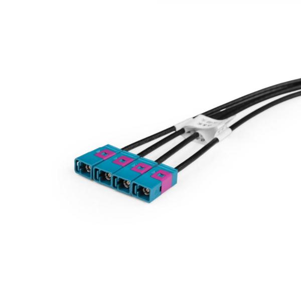 디바이스마트,MCU보드/전자키트 > 카메라/비디오 > 스캐너/기타/악세사리,Seeedstudio,Mini Fakra 4-in-1 케이블 0.5m (Female to Female) [114993704],브랜드 : Rosenberger / 고속 데이터 전송 + 공간 최적화를 위한 GMSL2 케이블 솔루션 / 1-to-4 스플리터 케이블 하네스 / 작동 온도 : -40℃~85℃ / 정격 전류: 1A / 내전압: 500V (AC)