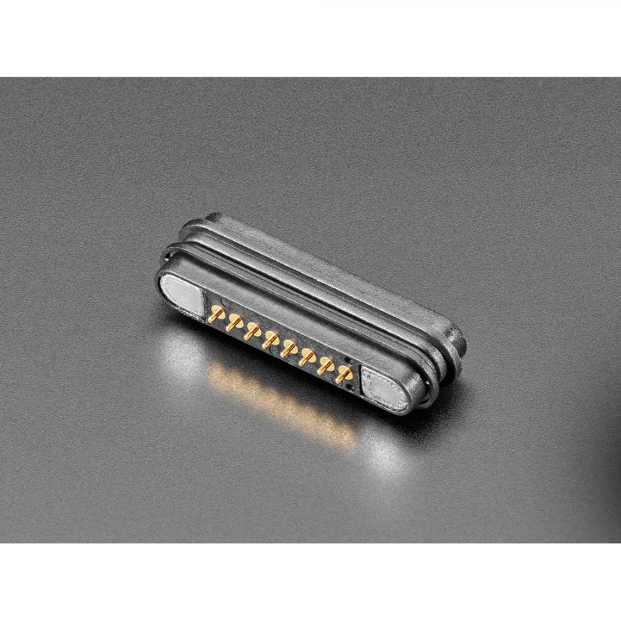 DIY Magnetic Connector - Straight 8 Contact Pins - 2.2mm Pitch [ada-5469]