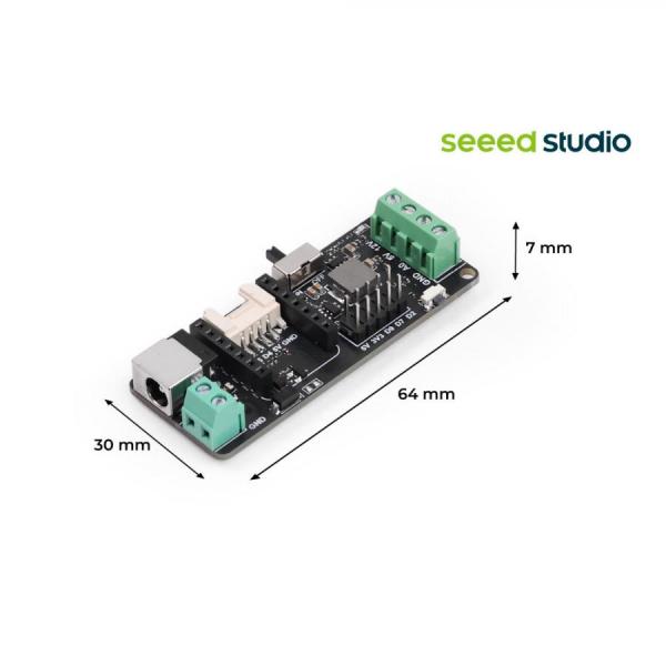 디바이스마트,MCU보드/전자키트 > 디스플레이 > 디머/컨트롤러/드라이버,Seeedstudio,XIAO 시리즈용 11채널 LED 드라이버 쉴드 [105100021],XIAO 시리즈용 11채널 LED 드라이버 / 단색 LED 11개 또는 RGB LED 3개+단색 2개 제어 가능 / USB-C를 통한 별도 전원 공급으로 안정적인 구동 / MY9221 칩셋 / 활용: LED 매트릭스, 커스텀 조명, 미디어 아트