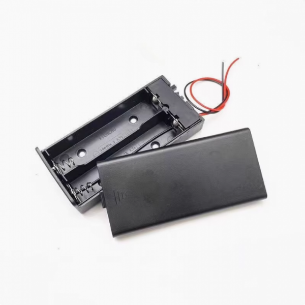 디바이스마트,전원/파워/배터리 > 배터리/배터리홀더 > 배터리홀더 Holder > 18650용 홀더,SZH,18650 배터리용 홀더 병렬 2구 스위치+전선 타입 [LIBH-BCS-B2],18650 배터리용 홀더 / 홀더 종류 : 커버O 스위치O / 색상 : 검정색 / 셀 개수 : 2구 / 셀 연결 방식 : 병렬 연결 / 전압 : 3.7V / 출력단자 : 전선 타입 (피복단자)