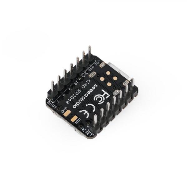 디바이스마트,오픈소스/코딩교육 > 파이썬/IoT 개발 보드 > Seeedstudio XIAO > XIAO 보드,Seeedstudio,Seeed Studio XIAO RP2040 (Pre-Soldered) [102010630],라즈베리파이 RP2040 칩을 탑재한 초소형 XIAO 보드 / 헤더 핀이 납땜된 버전(Pre-Soldered) / 듀얼코어 Arm Cortex-M0+, 풍부한 RAM(264KB) / 마이크로파이썬, 서킷파이썬 지원 / 활용: DIY 키보드, 소형 로봇, 고속 디지털 I/O