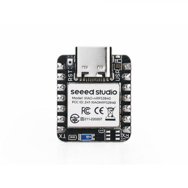 디바이스마트,오픈소스/코딩교육 > 파이썬/IoT 개발 보드 > Seeedstudio XIAO > XIAO 보드,Seeedstudio,Seeed Studio XIAO nRF52840 (Pre-Soldered) [102010631],초저전력 무선 통신용 XIAO 보드 / Nordic nRF52840 (BLE 5.0, NFC) 칩셋 / 헤더 핀이 납땜된 버전(Pre-Soldered) / 배터리 충전 회로 내장 / 활용: 웨어러블, BLE 비콘, 무선 센서 네트워크