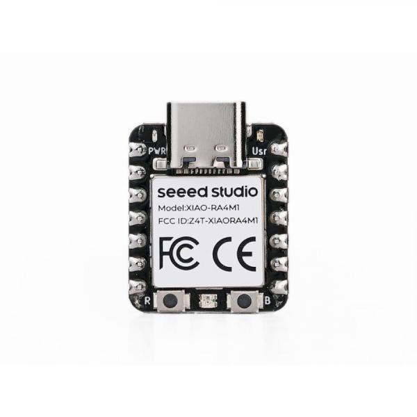 디바이스마트,오픈소스/코딩교육 > 파이썬/IoT 개발 보드 > Seeedstudio XIAO > XIAO 보드,Seeedstudio,Seeed Studio XIAO RA4M1 (Pre-Soldered) [102010638],Arduino Nano R4의 강력한 성능을 담은 초소형 XIAO 보드 / Renesas RA4M1 (Arm® Cortex®-M4) 32비트 MCU 탑재 / CAN Bus, 12-bit DAC, OP-Amp 등 전문가용 페리페럴 지원 / 기존 XIAO 확장 보드와 완벽 호환 / 활용: 고성능 아날로그 센싱, 산업용 제어, 컴팩트 IoT