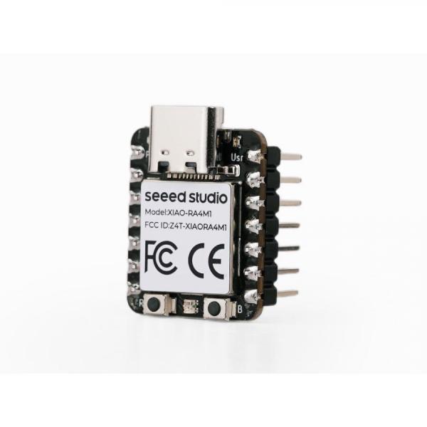 디바이스마트,오픈소스/코딩교육 > 파이썬/IoT 개발 보드 > Seeedstudio XIAO > XIAO 보드,Seeedstudio,Seeed Studio XIAO RA4M1 (Pre-Soldered) [102010638],Arduino Nano R4의 강력한 성능을 담은 초소형 XIAO 보드 / Renesas RA4M1 (Arm® Cortex®-M4) 32비트 MCU 탑재 / CAN Bus, 12-bit DAC, OP-Amp 등 전문가용 페리페럴 지원 / 기존 XIAO 확장 보드와 완벽 호환 / 활용: 고성능 아날로그 센싱, 산업용 제어, 컴팩트 IoT