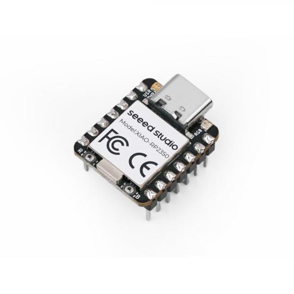 디바이스마트,오픈소스/코딩교육 > 파이썬/IoT 개발 보드 > Seeedstudio XIAO > XIAO 보드,Seeedstudio,Seeed Studio XIAO RP2350 (Pre-Soldered) [102010637],RP2040을 뛰어넘는 고성능 XIAO 보드 / 듀얼코어 Arm Cortex-M33 RP2350 칩 탑재 / 두 배로 늘어난 520KB SRAM, 150MHz 클럭 / Arm TrustZone 등 강화된 보안 기능 / 활용: 고성능 실시간 제어, 머신러닝(TinyML), 보안 IoT 엔드포인트