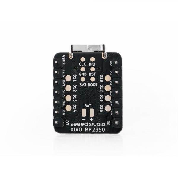 디바이스마트,오픈소스/코딩교육 > 파이썬/IoT 개발 보드 > Seeedstudio XIAO > XIAO 보드,Seeedstudio,Seeed Studio XIAO RP2350 (Pre-Soldered) [102010637],RP2040을 뛰어넘는 고성능 XIAO 보드 / 듀얼코어 Arm Cortex-M33 RP2350 칩 탑재 / 두 배로 늘어난 520KB SRAM, 150MHz 클럭 / Arm TrustZone 등 강화된 보안 기능 / 활용: 고성능 실시간 제어, 머신러닝(TinyML), 보안 IoT 엔드포인트