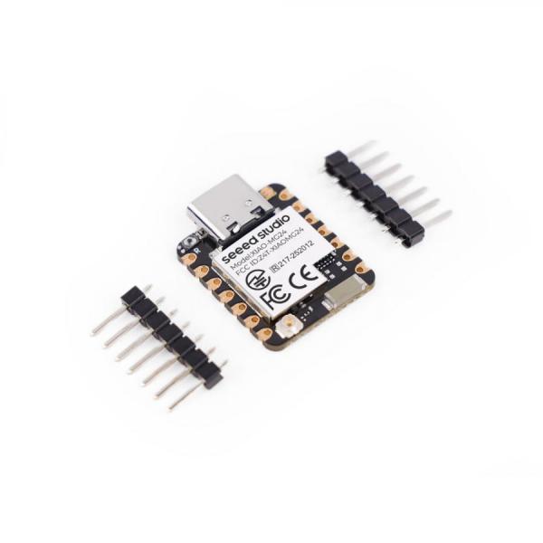 디바이스마트,오픈소스/코딩교육 > 파이썬/IoT 개발 보드 > Seeedstudio XIAO > XIAO 보드,Seeedstudio,Seeed Studio XIAO MG24 [102010590],매터(Matter) 및 스레드(Thread) 지원 초저전력 XIAO 보드 / Silicon Labs EFR32MG24 (Arm Cortex-M33) 칩셋 탑재 / Bluetooth 5.3(BLE) 및 Thread 무선 통신 지원 / 배터리 충전 회로 내장 / 활용: Matter 스마트홈 기기 개발, 저전력 무선 센서 네트워크