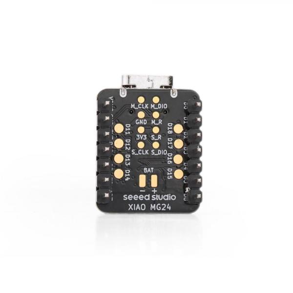 디바이스마트,오픈소스/코딩교육 > 파이썬/IoT 개발 보드 > Seeedstudio XIAO > XIAO 보드,Seeedstudio,Seeed Studio XIAO MG24 (Pre-Soldered) [102010690],매터(Matter) 및 스레드(Thread) 지원 초저전력 XIAO 보드 / 헤더 핀 납땜 버전 / Silicon Labs EFR32MG24 (Arm Cortex-M33) 칩셋 탑재 / Bluetooth 5.3(BLE) 및 Thread 무선 통신 지원 / 배터리 충전 회로 내장 / 활용: Matter 스마트홈 기기 개발, 저전력 무선 센서 네트워크