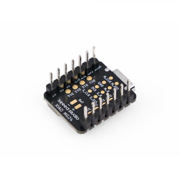 디바이스마트,오픈소스/코딩교육 > 파이썬/IoT 개발 보드 > Seeedstudio XIAO > XIAO 보드,Seeedstudio,Seeed Studio XIAO MG24 (Pre-Soldered) [102010690],매터(Matter) 및 스레드(Thread) 지원 초저전력 XIAO 보드 / 헤더 핀 납땜 버전 / Silicon Labs EFR32MG24 (Arm Cortex-M33) 칩셋 탑재 / Bluetooth 5.3(BLE) 및 Thread 무선 통신 지원 / 배터리 충전 회로 내장 / 활용: Matter 스마트홈 기기 개발, 저전력 무선 센서 네트워크