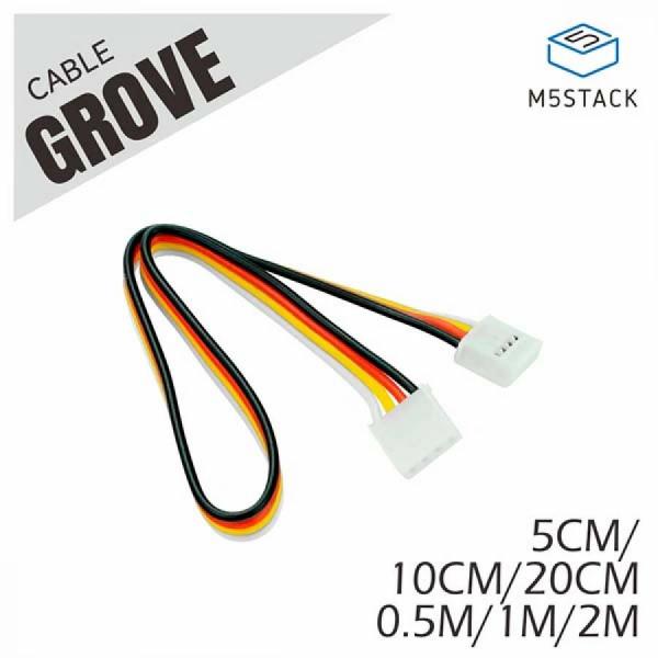 디바이스마트,오픈소스/코딩교육 > 파이썬/IoT 개발 보드 > M5STACK,M5Stack,Unbuckled Grove Cable 20cm [A034-B],GROVE 케이블 20cm,5pcs - M5Core와 호환되는 4선 구성 (데이터 2선, 전원 1선, 접지 1선)으로 M5Stack 개발에 필수적인 도구입니다.