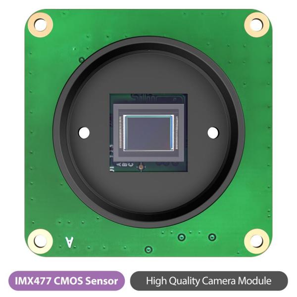 디바이스마트,오픈소스/코딩교육 > 라즈베리파이 > 라즈베리파이 카메라모듈/렌즈,Innomaker,RPI CAM-IMX477-HQ,12.3MP IMX477R 센서 / 정적 이미지 해상도: 4056x3040 / 1080p@30fps, 720p@60fps, 640x480p@90fps 비디오 녹화 지원 / C/CS 마운트 렌즈 호환 / Raspberry Pi 5/4/3B+/3/2/Zero 및 Jetson Nano 호환 / 출력: RAW12/10/8, COMP8 / 보드 크기: 38mm x 38mm / 패키지: cam-imx477, FPC 케이블 x2 포함