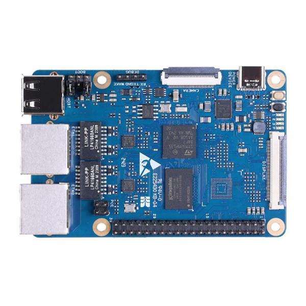 디바이스마트,MCU보드/전자키트 > 인공지능/임베디드/산업용 > 인공지능/머신러닝 > 인공지능 개발보드/모듈/키트,Seeedstudio,ODYSSEY - STM32MP135D (Cortex-A7 STM32) [102110701],32비트 Arm Cortex-A7 STM32 MPU 탑재 / Yocto 및 Buildroot OS 지원 / 2x 10/100M 이더넷 포트 (ETH0 WoL 기능) / 1x USB Type-A, 1x CSI 30p, 1x LCD 40p 커넥터 / Kingston 4Gb DRAM, 최대 32GB TF 카드 지원 / PoE 및 Type-C 전원 공급 가능 / 컴팩트한 85x56mm 크기, 36g 무게