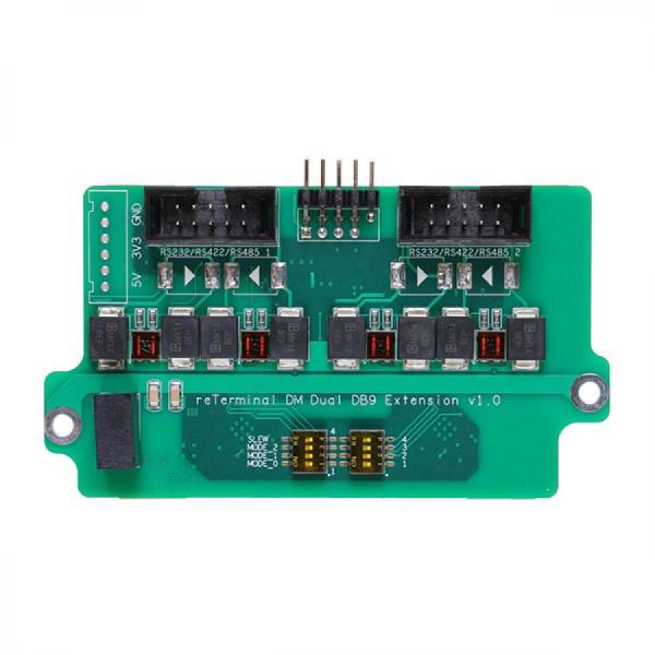 디바이스마트,오픈소스/코딩교육 > 라즈베리파이 > 라즈베리파이 확장보드/HAT,Seeedstudio,reTerminal DM Dual DB9 extension [114993111],듀얼 RS232/422/485 DB9 인터페이스 확장 보드 / reTerminal DM과 완벽하게 호환 / CM4 USB 인터페이스 통해 연결 / 안정적인 산업 데이터 전송 지원 / 크기: 49x88.7x1.6mm