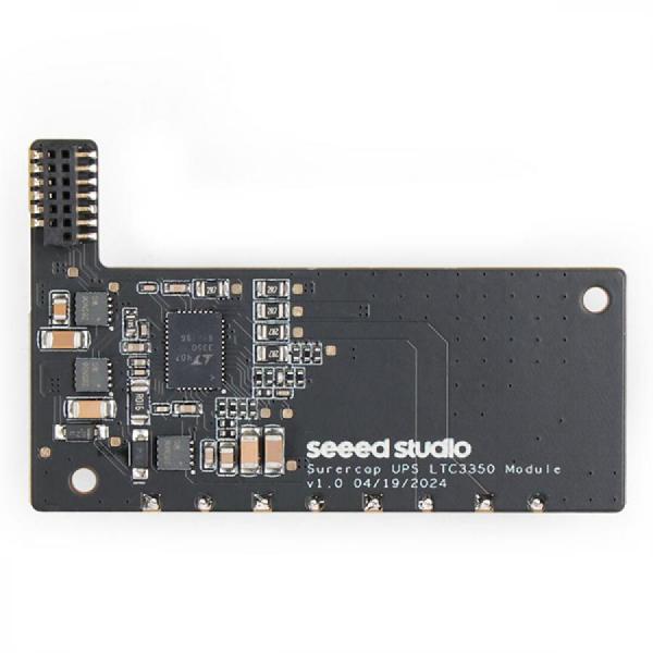 디바이스마트,MCU보드/전자키트 > 인공지능/임베디드/산업용 > 인공지능/머신러닝 > 인공지능 확장보드/액세서리,Seeedstudio,SuperCAP UPS LTC3350 Module for reComputer R1000 [110992004],LTC3350 고전류 슈퍼커패시터 백업 컨트롤러 / 4 x 7F/2.7V 슈퍼커패시터 직렬 구성 / reComputer R1000 시리즈 전용 설계 / 안정적인 전원 백업 및 안전 종료 기능 / 동기식 스텝다운 CC/CV 충전 방식 / 실시간 시스템 모니터링 및 진단 기능 포함