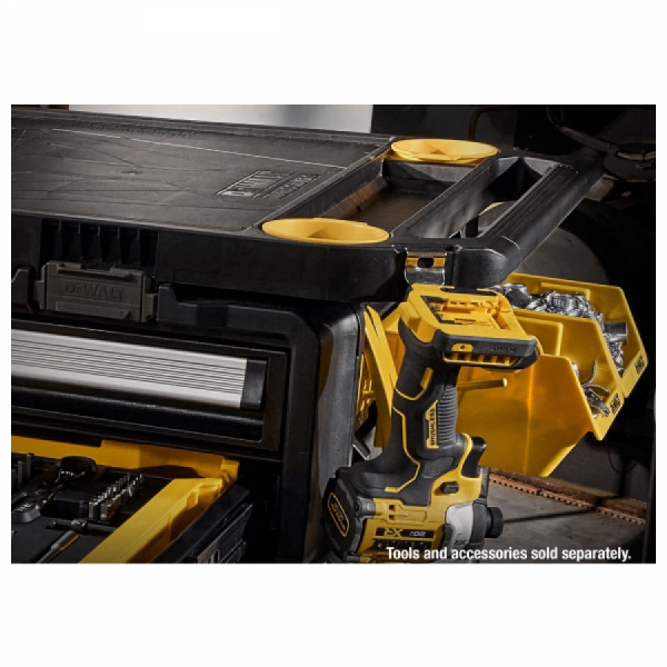 디바이스마트,공구함/작업대/엔클로저 > 공구함/부품함 > 이동공구함 > 디월트/스탠리 이동공구함,디월트,터프시스템2.0 DXL 작업 상판 DWST08550-1​,터프시스템 2.0 호환 / 최대 중량 40Kg / 사이즈 840 x 560 x 50 mm(가로 x 폭 x 높이) / 컵홀더 2개 / 공구걸이 슬롯 (5개) / 무게 2.7Kg