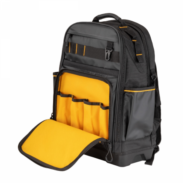 디바이스마트,공구함/작업대/엔클로저 > 공구함/부품함 > 이동공구함 > 디월트/스탠리 이동공구함,디월트,프로 다용도 백팩 DWST60102-1,전문가용 공구 가방 / IP54 방진 방수 포켓 / 전면 수납 공간 / 허용 중량 25Kg / 350 x 200 x 480 mm (높이 x 너비 x 길이) / 무게 3.4Kg