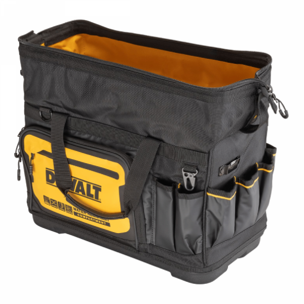 디바이스마트,공구함/작업대/엔클로저 > 공구함/부품함 > 이동공구함 > 디월트/스탠리 이동공구함,디월트,프로 오픈마우스 소프트백 DWST60104-1,전면 오픈형 수납 / 방수 플레이트 / U자형 지퍼 솔더 스트랩 / 허용 중량 25Kg / 508 x 290 x 310 mm (높이 x 너비 x 길이) / 무게 2.3Kg