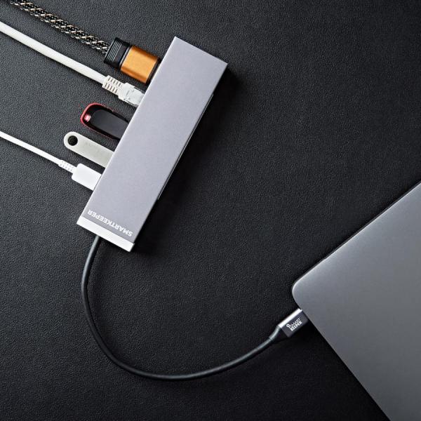 디바이스마트,컴퓨터/모바일/가전 > 네트워크/케이블/컨버터/IOT > 인터넷공유기/허브/랜카드 > USB허브/포트 확장 도킹스테이션,(주)컴엑스아이,5in1 HDMI 4K RJ45 PD60W C타입 멀티허브,한번의 연결로 미니 워크 스테이션 구축가능한 5in1 멀티허브 입니다.