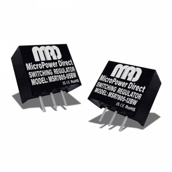 디바이스마트,전원/파워/배터리 > DC-DC 컨버터 모듈 > 강하형 모듈(실장) > 절연 스위칭 모듈,MPD,MSR7805-05BW,6.5~36V 입력, 5V/0.5A 출력, 11.60 x 10.16 x 7.55 (mm) / MSR7805-05W 대체 상품