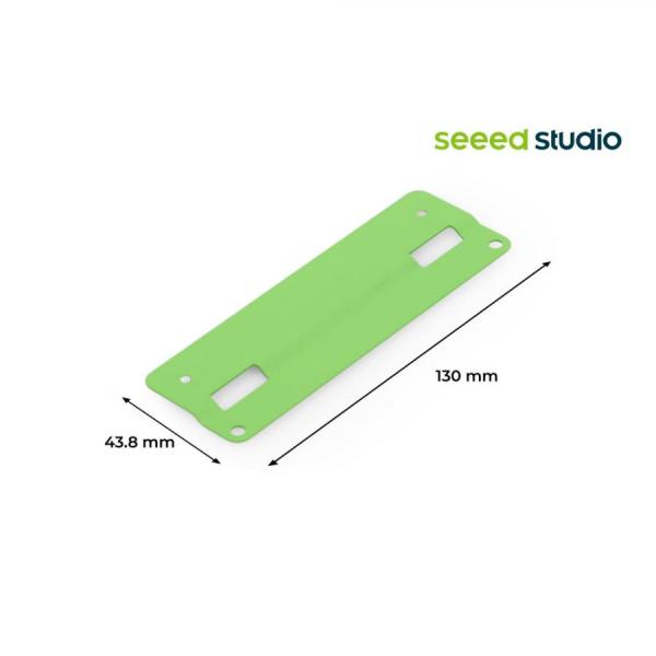 디바이스마트,MCU보드/전자키트 > 인공지능/임베디드/산업용 > 인공지능/머신러닝 > 인공지능 확장보드/액세서리,Seeedstudio,reComputer Jetson용 패널 금속 랙 마운트 홀더 [114110347],reComputer Jetson edge AI 컴퓨터를 패널에 안전하게 설치하도록 설계 / 산업, IoT 또는 자동화 환경에 공간 효율적인 적용 가능 / 내구성이 뛰어난 녹색 장착판 2개, 필요한 모든 나사(긴 나사 4개, 짧은 나사 4개) 포함 / reComputer Industrial , reComputer Super 및 reComputer Robotics Series 에 적합