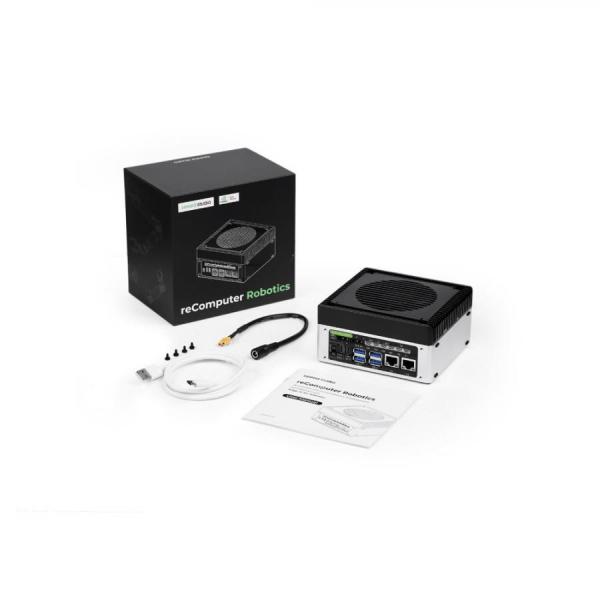 디바이스마트,MCU보드/전자키트 > 인공지능/임베디드/산업용 > 인공지능/머신러닝 > 인공지능 개발보드/모듈/키트,Seeedstudio,reComputer Robotics J4012 - Intelligent Edge AI Computer with NVIDIA Jetson Orin NX Super 16GB [114110310],젯슨 Orin NX 16GB 탑재 고성능 올인원 로보틱스 컨트롤러 / DC 9-36V 넓은 범위의 전원 입력 / 서보, DC 모터 드라이버 및 CAN Bus 인터페이스 내장 / 알루미늄 케이스 완제품 / 활용: 고성능 AI 자율이동로봇(AMR), AI 비전 로봇팔