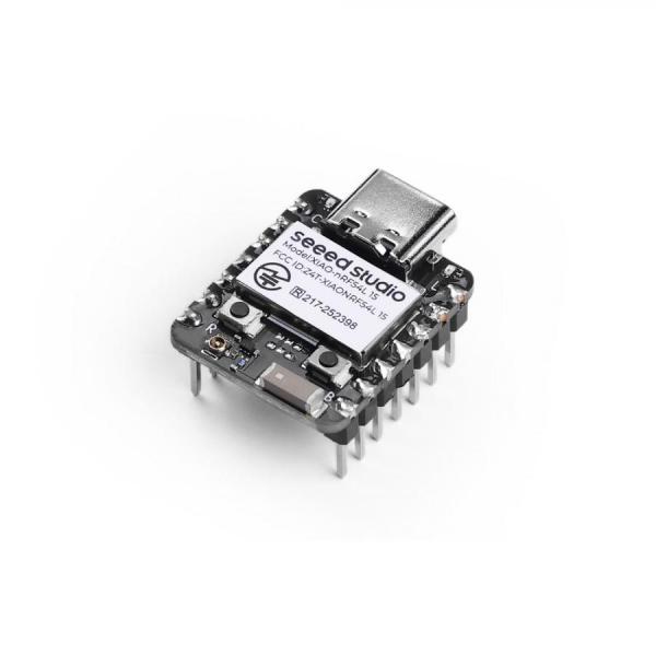 디바이스마트,오픈소스/코딩교육 > 파이썬/IoT 개발 보드 > Seeedstudio XIAO > XIAO 보드,Seeedstudio,Seeed Studio XIAO nRF54L15 Sense (Pre-Soldered) [114993697],차세대 nRF54L15 탑재 초소형 무선 MCU (헤더 핀 납땜 버전) / Arm Cortex-M33 + RISC-V 등 멀티 코어 구조 / Bluetooth 6.0(채널 사운딩), Matter, Thread, Zigbee 지원 / TrustZone® 보안, Global RTC, 14-bit ADC / 배터리 충전(USB-C 5V) / 활용: 고성능 웨어러블, 보안 IoT 엔드포인트