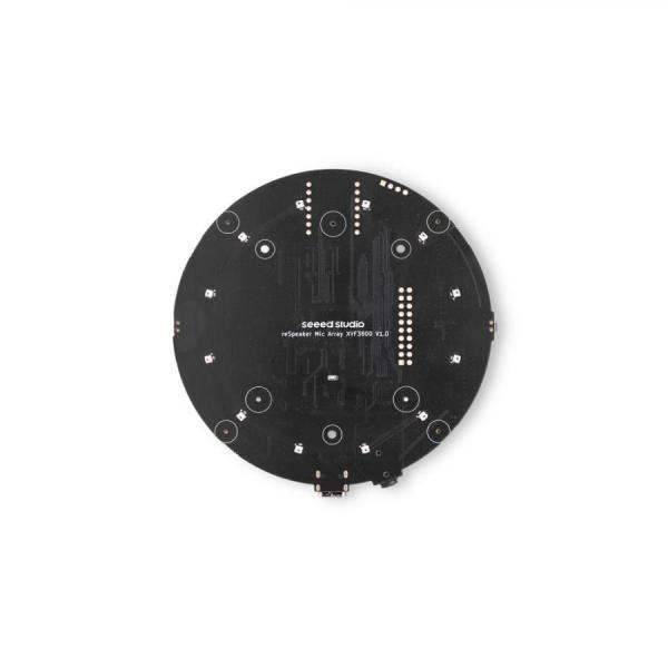 디바이스마트,MCU보드/전자키트 > 인공지능/임베디드/산업용 > 인공지능/머신러닝 > 인공지능 음성인식/스피커,Seeedstudio,ReSpeaker XMOS XVF3800 with XIAO ESP32S3 - AI powered 4-Mic Array [114993700],XIAO ESP32S3가 결합된 완제품 AI 음성 개발 키트 / DC 5V(USB-C) 전원 / XMOS XVF3800 칩셋으로 소음/울림 제거(AEC), 빔포밍, 음원방향탐지(DoA) 지원 / Wi-Fi 및 블루투스(BLE) 통신 가능 / 활용: AI 음성비서, 스마트 스피커, 회의용 스피커폰