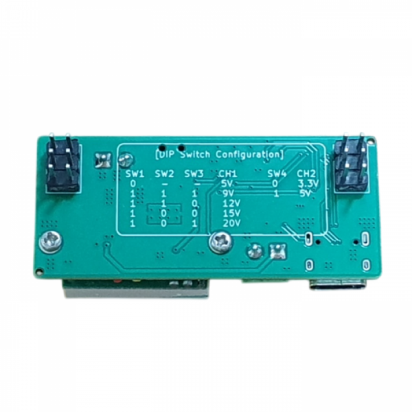 디바이스마트,MCU보드/전자키트 > 전원/신호/저장/응용 > 충전/배터리/전원,하이퍼론 테크놀러지스,Breadboard-PD USB-PD Dual Channel Power Module,USB-PD 3.0 (100W) 지원 / 듀얼 채널 전원 공급 모듈 / 0.28 인치 전압 디스플레이